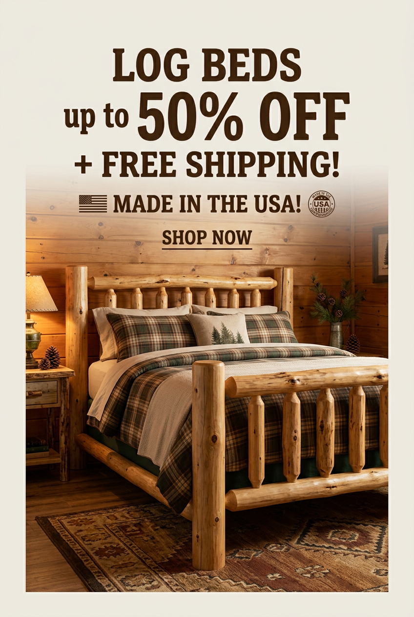 Log Bed up to 50% Off