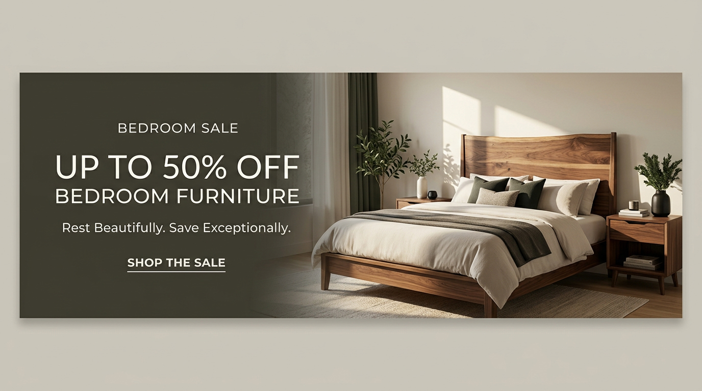 Up to 50% Off Bedroom Furniture