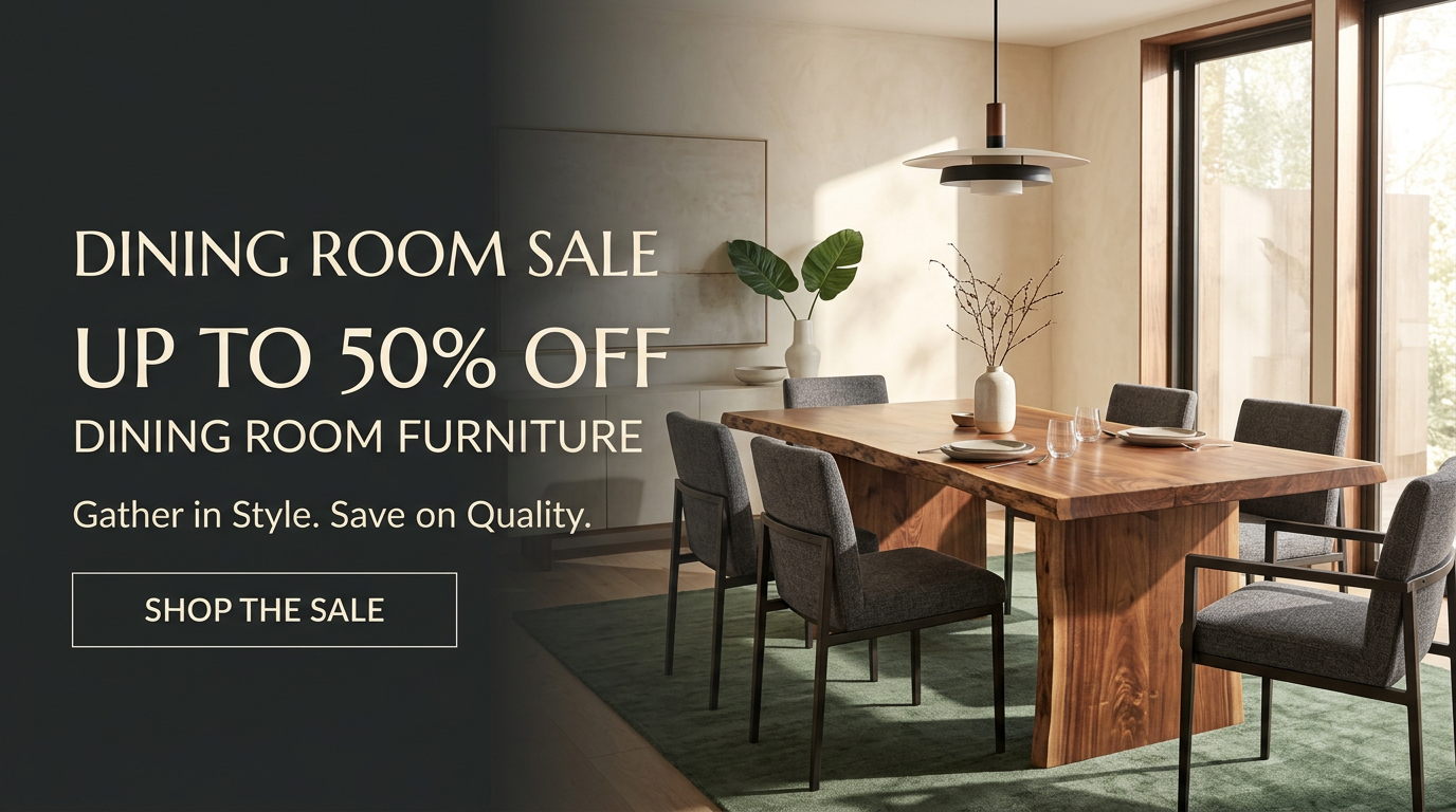 Up to 50% Off Dining Room Furniture