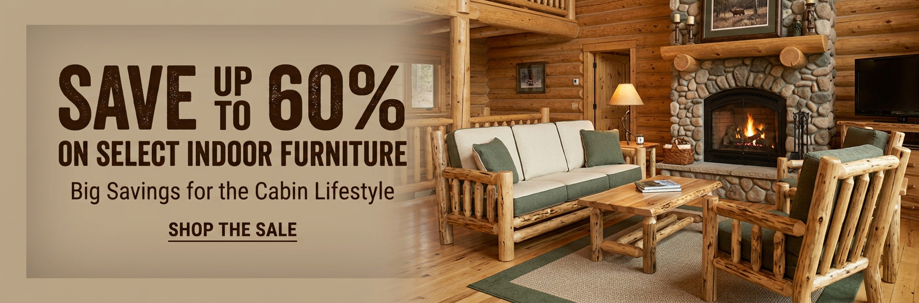 Fall Sale - Up to 60% Off Select Indoor Furniture