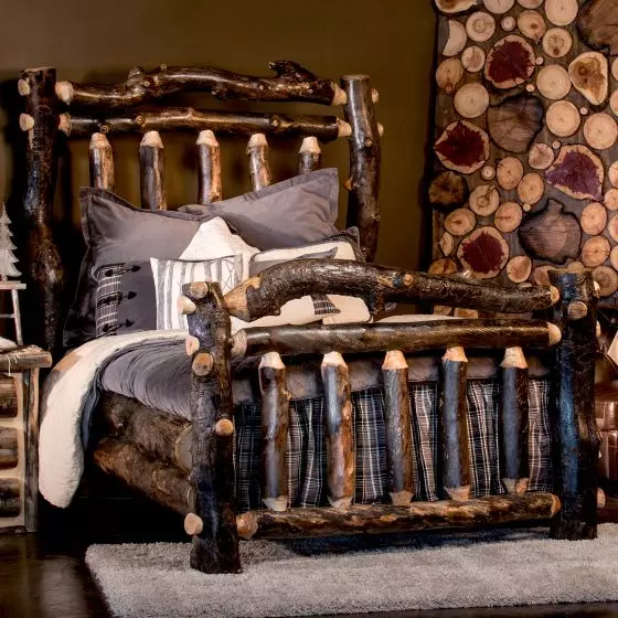 BEAVER CREEK ASPEN DOUBLE LOG BED