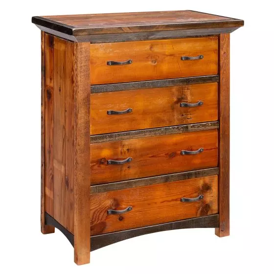 MOSSY OAK NATCHEZ TRACE RECLAIMED 4 DRAWER CHEST