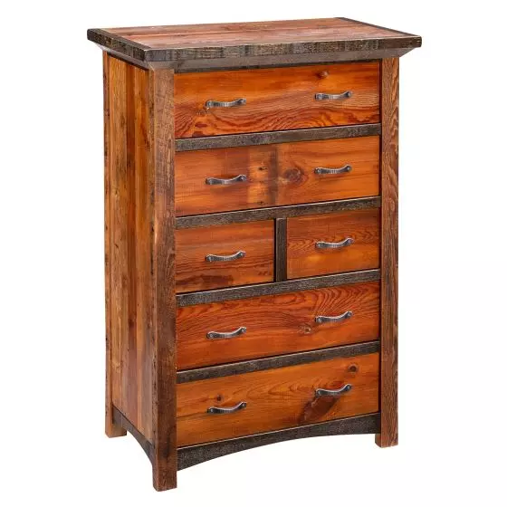 MOSSY OAK NATCHEZ TRACE RECLAIMED 6 DRAWER CHEST