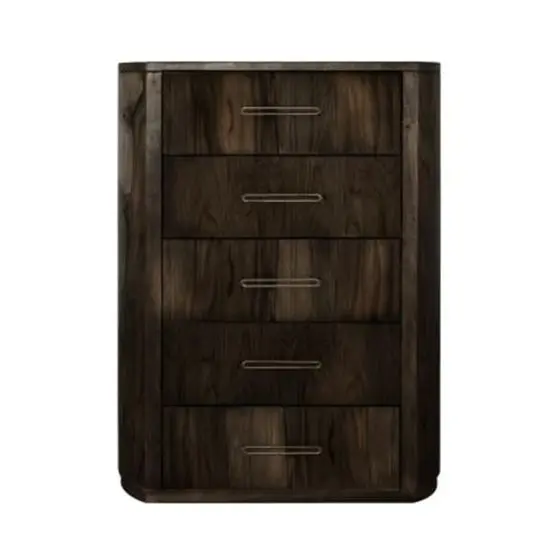 BLACK BALAM 5 DRAWER CHEST