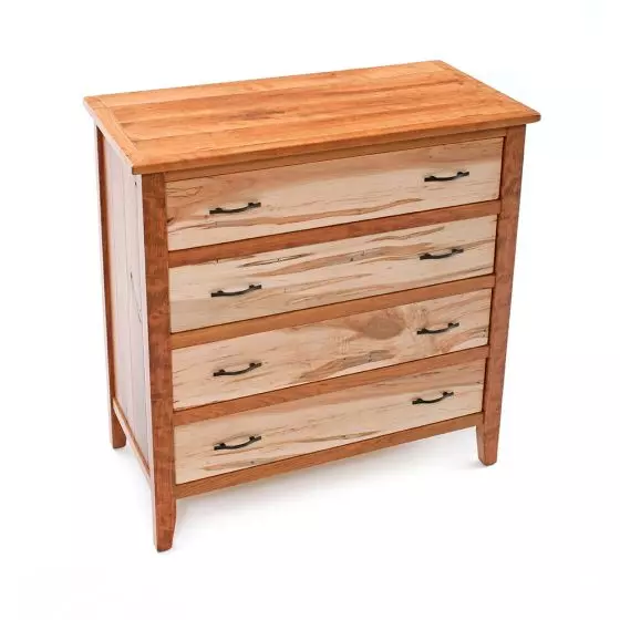 DENVER AMBROSIA MAPLE & CHERRY 4 DRAWER CHEST