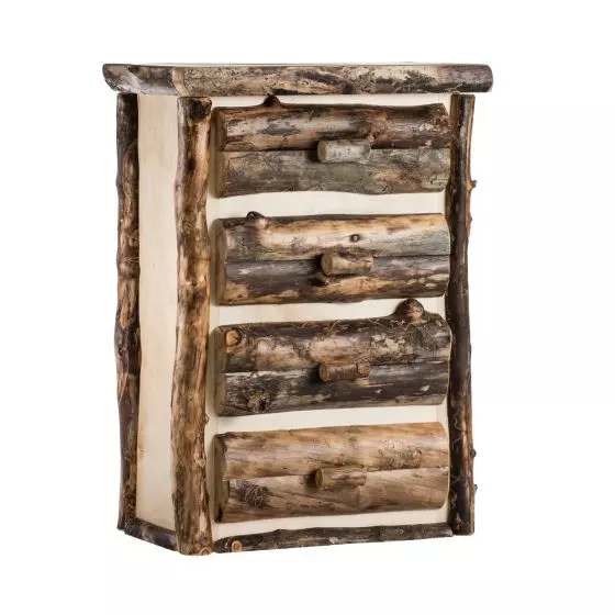 BEAVER CREEK ASPEN 4 DRAWER LOG CHEST