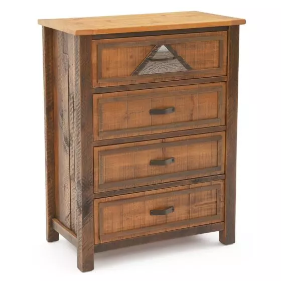 MOUNTAIN HORIZON BARNWOOD CHEST OF DRAWERS