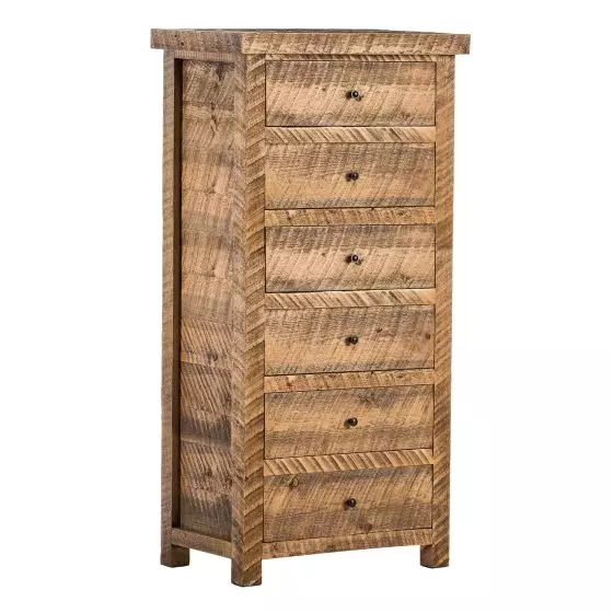 MOUNTAIN MILL 6 DRAWER DISTRESSED CHEST