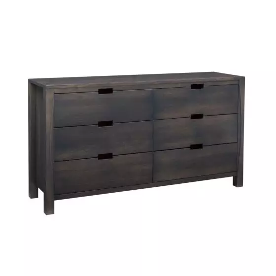 MYSTERY BAY 6 DRAWER CONTEMPORARY DRESSER