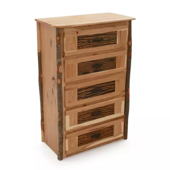 POPLAR GROVE HICKORY LOG CHESTS OF DRAWERS