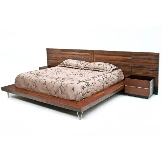RECLAIMED WOOD PLATFORM BED