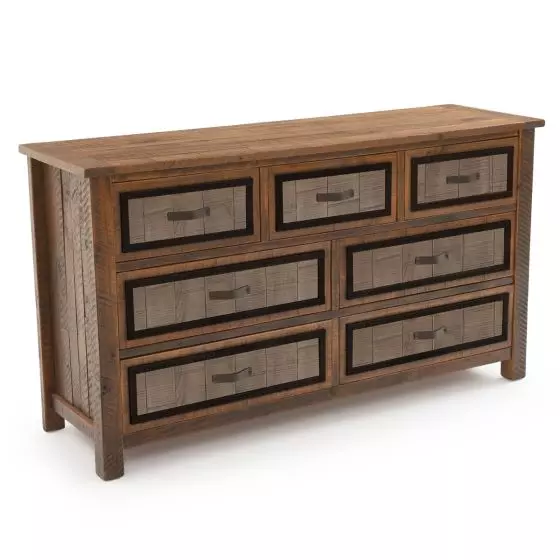 RIVER RUSTIC WEATHERED BARNWOOD DRESSERS