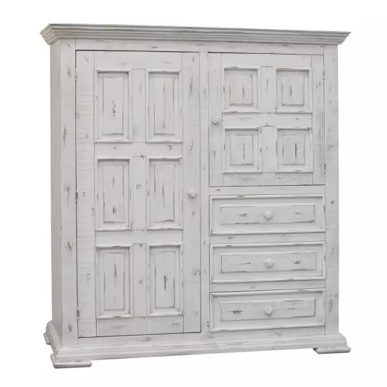 TERRA COTTAGE WHITE BARNWOOD GENTLEMAN'S CHEST
