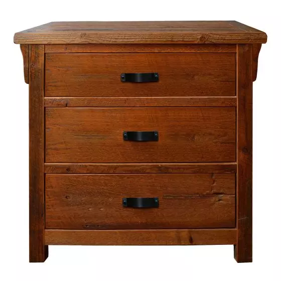 ROCKY CREEK 3 DRAWER BARN WOOD CHEST