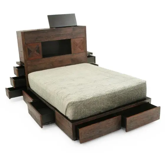 ULTIMATE STORAGE RECLAIMED PLATFORM BED