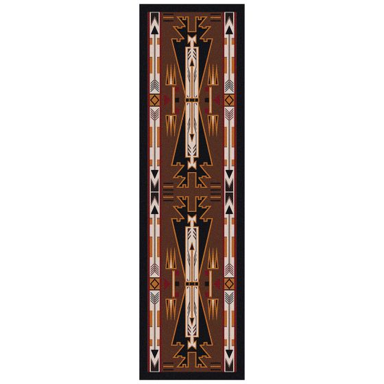 Horse Thieves Rug - Brown