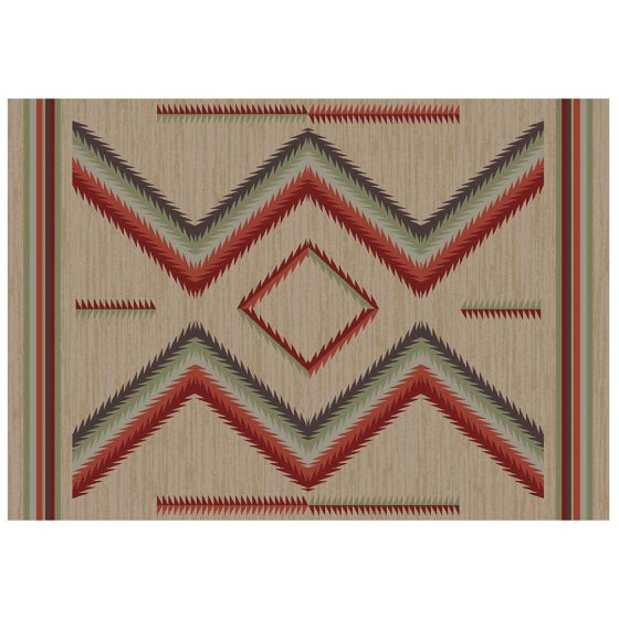 Hour Glass Rug - Fall