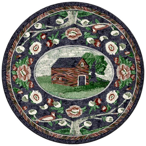 Home Sewn Area Rug - Midnight
