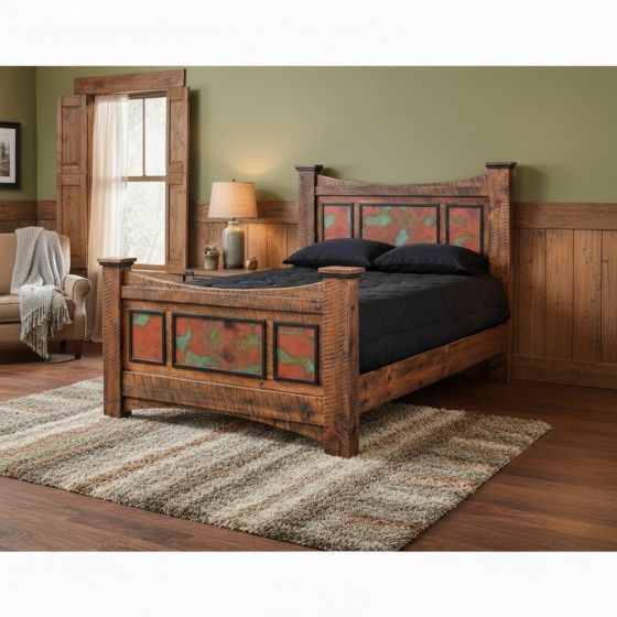 COPPER MESA TRIPLE PANEL BED