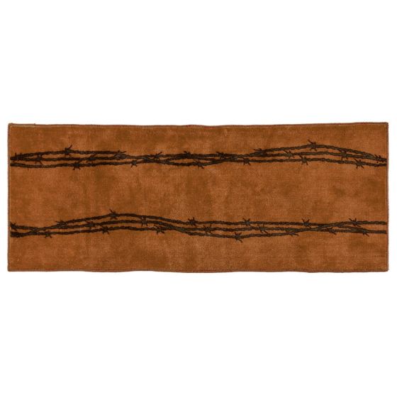 Tan 24x60 Barbwire Rug