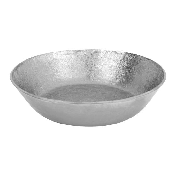17" Large Round Nickel Terra Firma Copper Vessel Sink