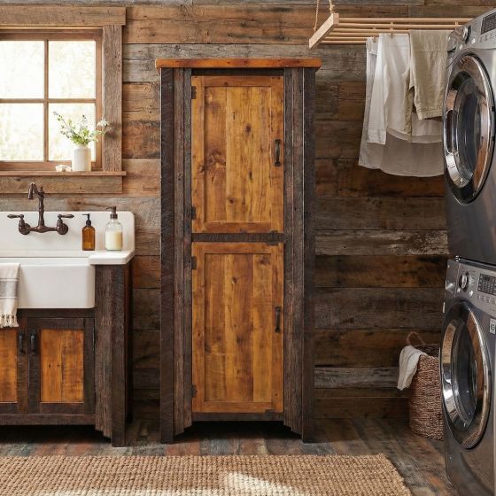 Western Woods Reclaimed Linen Closet