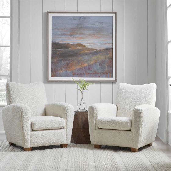 Dawn On The Hills Framed Print