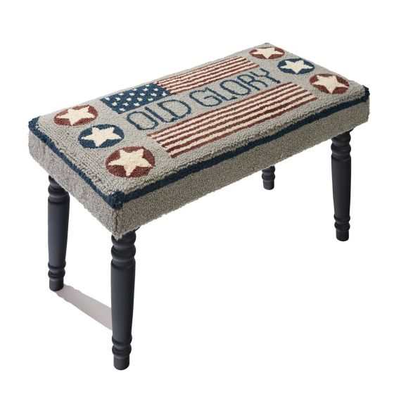 Old Glory Hooked Bench.