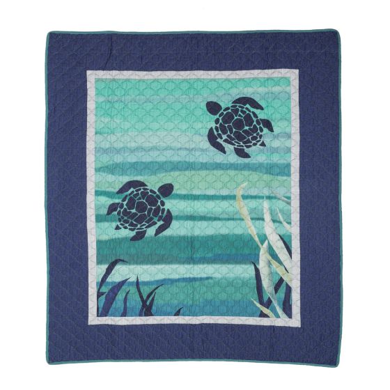 Summer Surf Throw Blanket