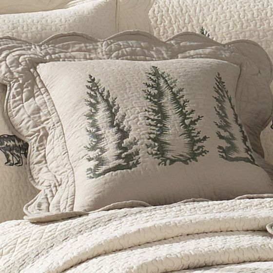 Bear Creek Decorative Tree Pillow