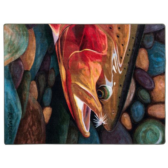 Golden Catch Entry Rug - Paint