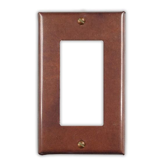 Antique 1 Rocker/GFI Copper Switch Plate