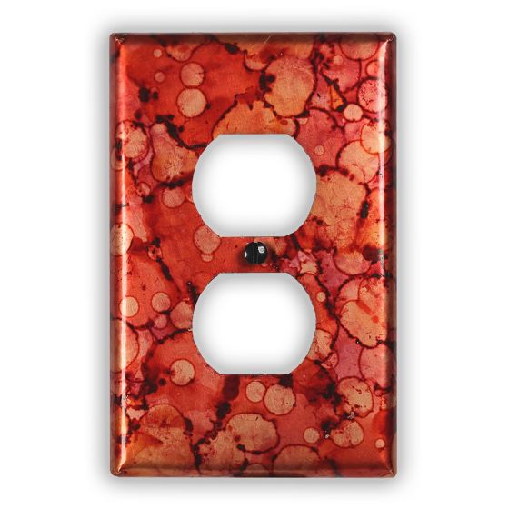 Autumn 1 Outlet Copper Switch Plate