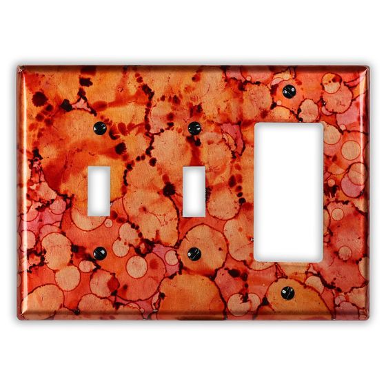 Autumn 2 Toggle 1 Rocker/GFI Copper Switch Plate