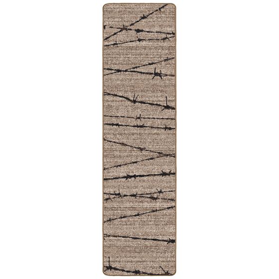 Barbed Wire Rug - Natural