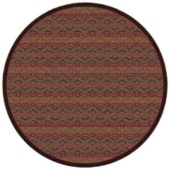 Basket Weave Rug - Dark Chocolate