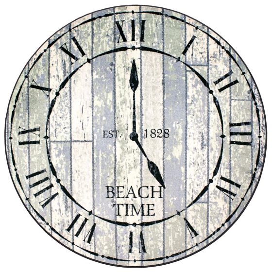 Beach Time Round Area Rug
