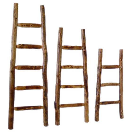 Beartooth Aspen Log Kiva Ladder - 72", 60", and 48" - Natural Log