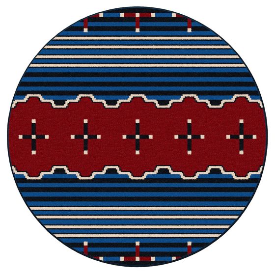 Big Chief Blue Rug
