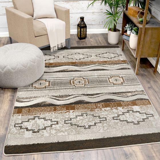 Brand New Old School Rug - Earthenware