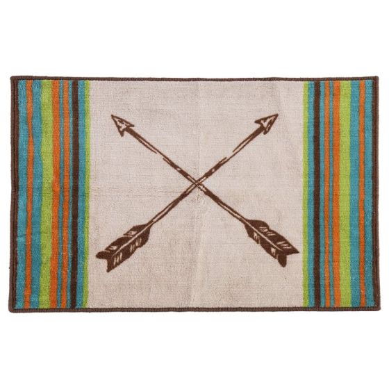 Crossed Arrows Accent Bath Rug