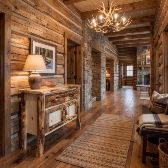 Rustic Aspen Server: Some lifestyle images are created with AI for visualization purposes. Crafted from natural solid wood, each piece is unique and will vary.
