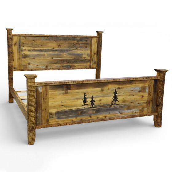 Canyon Ridge Deluxe Tree Scene Barnwood Bed