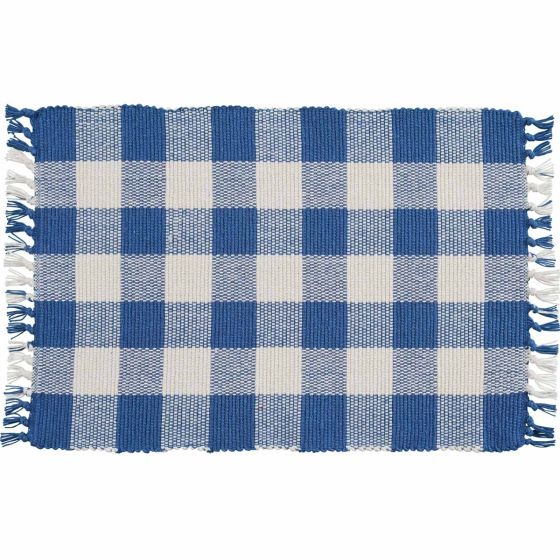 China Blue Checkered Placemat