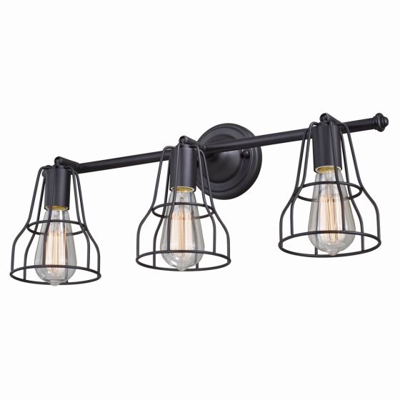 Clybourn 3-Light Oil Rubbed Bronze Adjustable Vanity