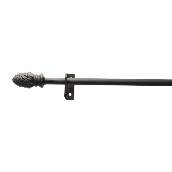 Wrought Iron Remington Curtain Rod w/Hardware
