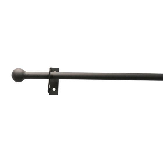 Wrought Iron Ball Curtain Rod