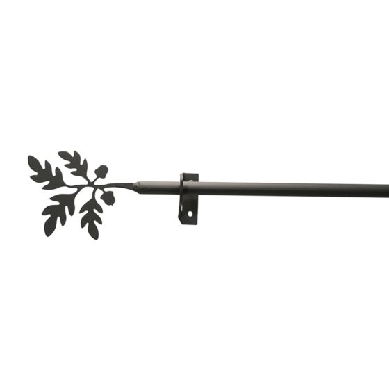 Wrought Iron Acorn Curtain Rod