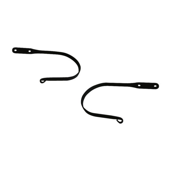 Wrought Iron Plain Curtain Tie Backs