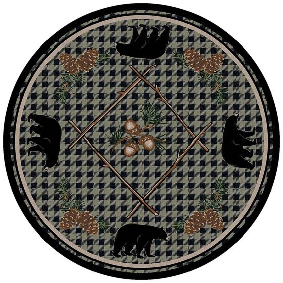 Deep Woods Area Rug - Green